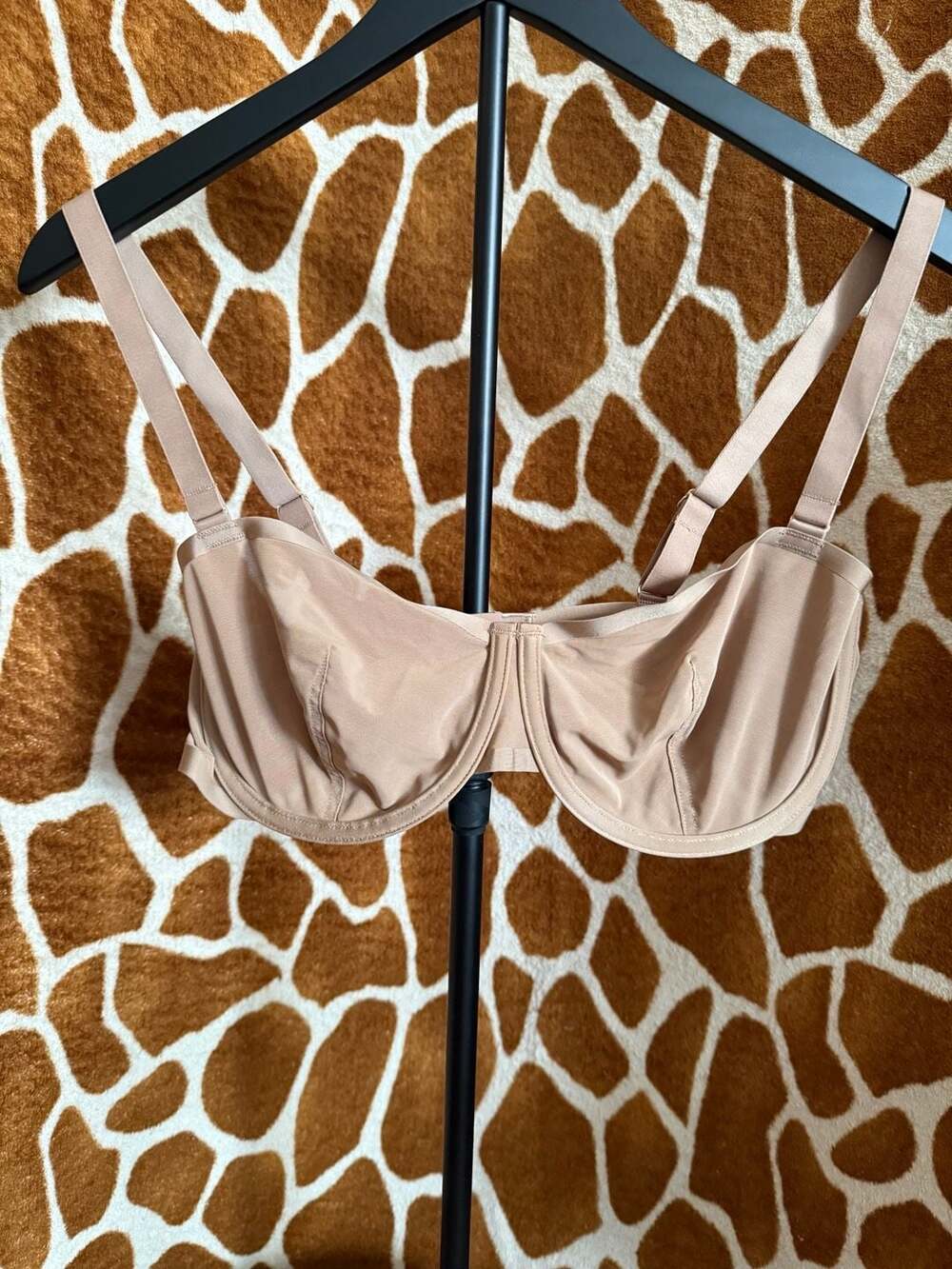 NWOT CUUP The Balconette Sheer Mesh Bra in Taupe Size 36E